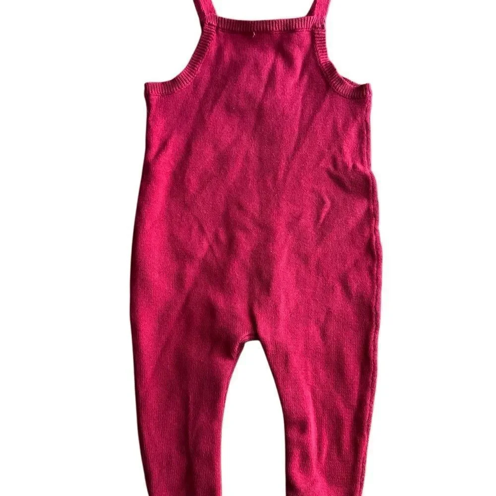 Carters Baby Boy Gingerbread Holiday Overalls in Red Size 12 Months